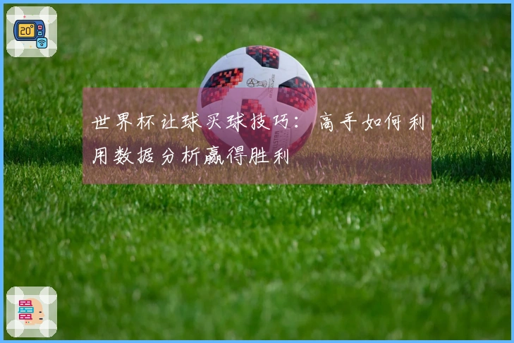 世界杯让球买球技巧：高手如何利用数据分析赢得胜利